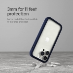 RhinoShield CrashGuard NX iPhone 14 Pro Max Bumper Klf (MIL-STD-810G)-Platinum Gray