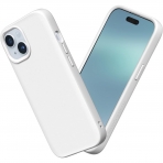 RhinoShield SolidSuit Serisi Apple iPhone 15 Klf (MIL-STD-810G)-Classic White