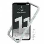 RhinoShield iPhone 11 Pro Max CrashGuard NX Bumper Klf (MIL-STD-810G)-Platinum Gray