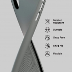 RhinoShield iPhone 11 Pro Max SolidSuit Klf (MIL-STD-810G)-Brushed Steel Finish