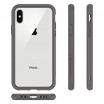 RhinoShield iPhone XS Max CrashGuard NX Bumper Klf (MIL-STD-810G)-Graphite