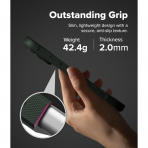 Rin Gke Onyx iPhone 18 Pro Max Manyetik K�l�f-Dark Green