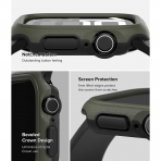 Rin gke Apple Watch 10 46mm Onyx Bumper Klf-Dark Green 