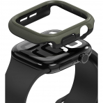 Rin gke Apple Watch 10 46mm Onyx Bumper Klf-Dark Green 