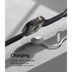 Rin gke Apple Watch Ultra/2.Nesil 49mm Bumper Klf-Clear Titanium Black