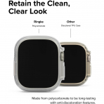 Rin gke Apple Watch Ultra/2.Nesil 49mm Bumper Klf-Clear