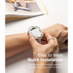 Rin gke Apple Watch Ultra 3/2/1 Bumper Klf-White