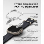 Rin gke Apple Watch Ultra 3/2/1 Bumper Klf-White