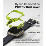 Rin gke Apple Watch Ultra 3/2/1 Bumper Klf-Neon Green