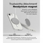 Rin gke Apple iPhone 16e Fusion MagSafe Uyumlu Klf
