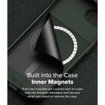 Rin gke Apple iPhone 16e MagSafe Onyx Klf-Magnetic Dark Green 
