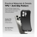 Rin gke Apple iPhone 16 Pro Rugged Gear Klf-Black 