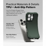 Rin gke Apple iPhone 16 Pro Max Rugged Gear Klf-Dark Green 