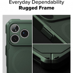 Rin gke Apple iPhone 17 Pro Rugged MagSafe Klf-Magnetic Dark Green