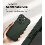 Rin gke Apple iPhone 16 Pro Rugged MagSafe Klf-Magnetic Dark Green