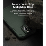 Rin gke Apple iPhone 16 Pro Rugged MagSafe Klf-Magnetic Dark Green