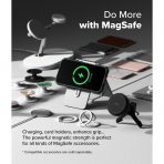 Rin gke Apple iPhone 16 Pro Rugged MagSafe Klf-Magnetic Dark Green