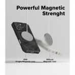 Rin gke Apple iPhone 16 Pro Rugged MagSafe Klf-Magnetic Camo Black 