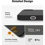 Rin gke Apple iPhone 16e Silikon Klf-Black