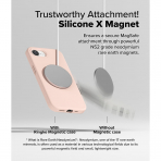 Rin gke Apple iPhone 16e Silikon Klf-Pink Sand