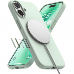 Rin gke Apple iPhone 17 Silikon Klf-Soft Mint