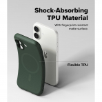 Rin gke Apple iPhone 17 MagSafe Onyx Klf-Magnetic Dark Green