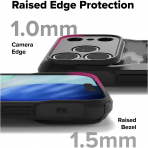 Rin gke Apple iPhone 17 Pro Fusion-X K�l�f-Camo Black