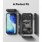 Rin gke Apple iPhone 17 Pro Max Fusion-X K�l�f-Camo Black