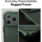 Rin gke Apple iPhone 17 Pro Max Rugged Gear Klf-Dark Green