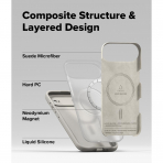 Rin gke Apple iPhone Air Silikon Klf-Stone
