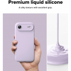 Rin gke Apple iPhone Air Silikon Klf-Light Purple