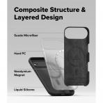 Rin gke Apple iPhone Air Silikon Klf-Black