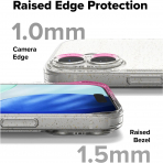 Rin gke Apple iPhone 17 Air Klf-Glitter Clear