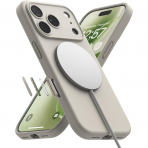 Rin gke Apple iPhone 17 Pro Silikon Klf-Stone