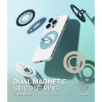 Rin gke ift Manyetik Halka Stand-Light Teal