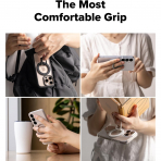 Rin gke ift Manyetik Halka Stand-Warm Gray