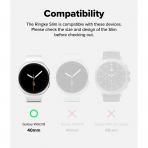Rin gke Galaxy Watch 8 40mm Bumper Klf-Matte Black 