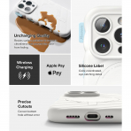 Rin gke iPhone 16 Pro Macaron MagSafe Klf-White