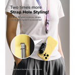 Rin gke iPhone 16 Pro Macaron MagSafe Klf-Yellow