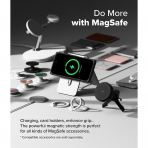 Rin gke iPhone 16 Bitmap MagSafe Klf-Black