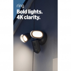 Ring Kablolu Retinal 4K Floodlight Pro Akll Kamera-Black