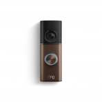 Ring Kablolu Retinal 4K PRO Akll Kap Zili (3.Nesil)-Polished Mocha
