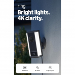 Ring Spotlight Pro Retinal 4K Ak�ll� Kamera (2.Nesil)-Black