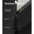 Ringke Air-S Serisi iPhone 13 Pro Max Silikon Klf-Black