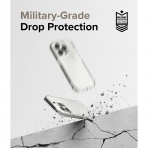 Rin gke Air Serisi Apple  iPhone 15 Pro Silikon Klf-Glitter Clear
