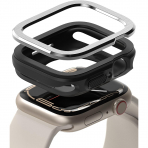 Rin gke Air Sports Apple Watch 9 45mm Bumper Klf-Silver