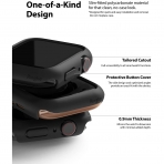 Rin gke Apple Watch 6 40mm Bumper Klf-Clear Black