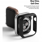 Ringke Apple Watch 6 Bumper Klf (40mm)(2 Adet)-Clear Black