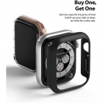 Rin gke Apple Watch 6 40mm Bumper Klf-Clear Black
