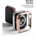 Rin gke Apple Watch 6 40mm Bumper Klf-Clear Chrome Rose Gold